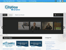Tablet Screenshot of cityview.springfieldmo.gov